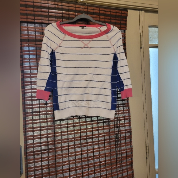 Talbots Pink and Blue Knit Top - Picture 4 of 4